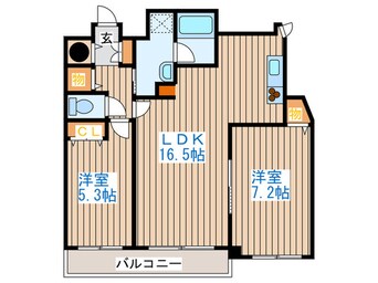 間取図 ブリ－ズ宮の沢Ⅲ