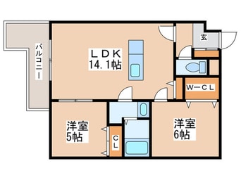 間取図 コンサップ円山公園