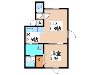 間取図 クオ－レ栄町