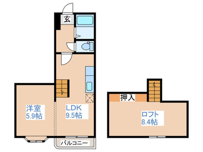 間取図 ジュイエ学園前