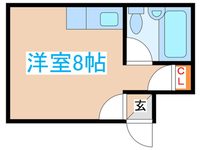 間取図 ハイツひふみB棟
