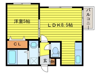間取図 グランディール南郷１３