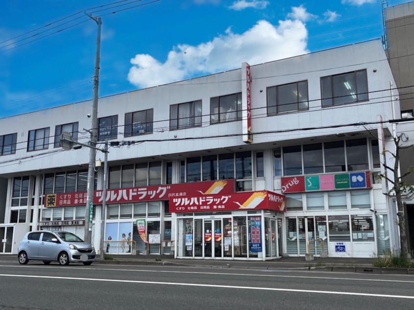ツルハ白石本通店(ドラッグストア)まで347m グランディール南郷１３