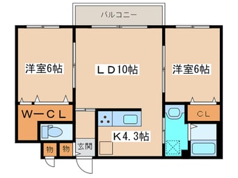 間取図 グランメール東札幌５条