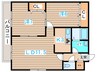 リバティ西町 2LDKの間取り