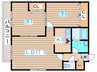 リバティ西町 2LDKの間取り