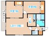 リバティ西町 2LDKの間取り