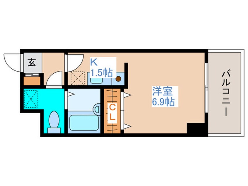 間取図 アストリア北大前