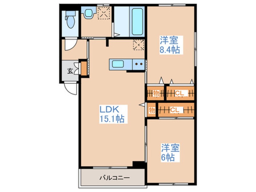 間取図 エターナル８