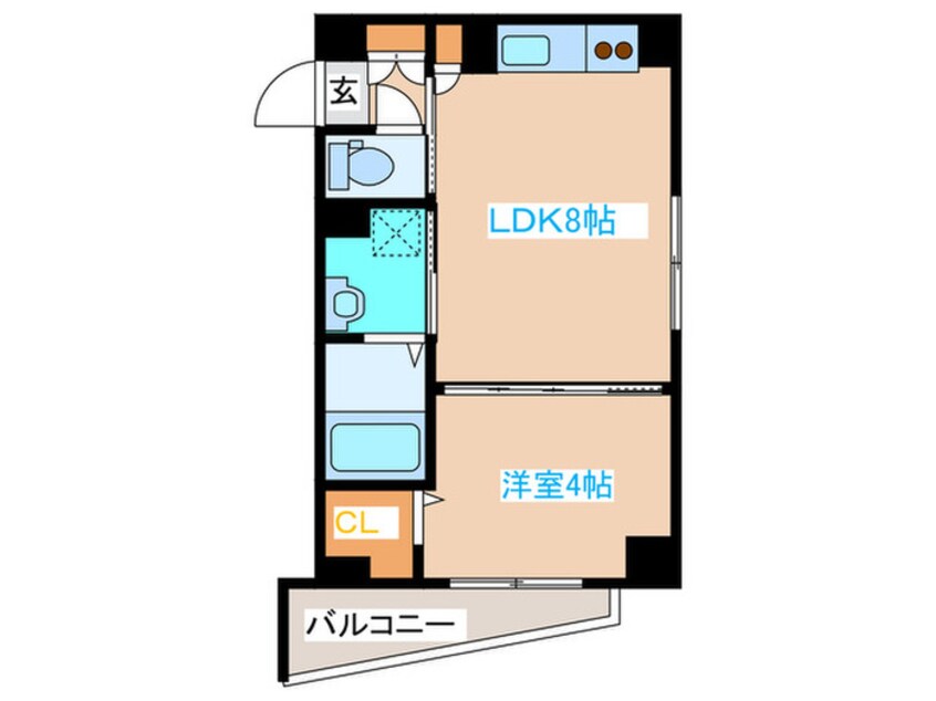 間取図 クラッセひばりが丘