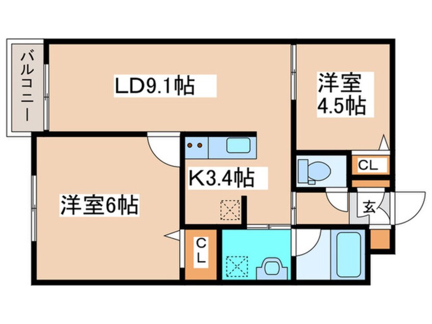 間取図 Premiere N21