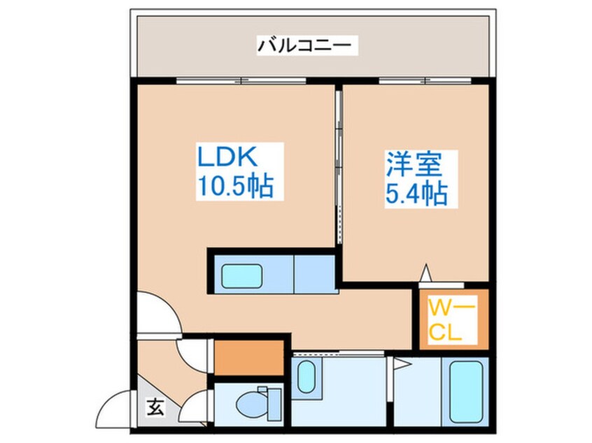 間取図 ＣＲＥＡ琴似