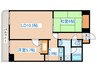 タ－ミナルプラザ３６ 2LDKの間取り