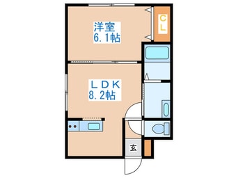 間取図 エフビル６