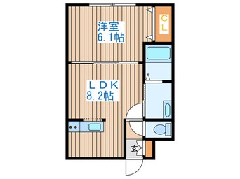 間取図 エフビル６