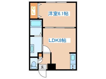 間取図 エフビル６