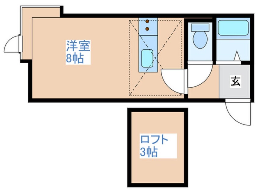 間取図 リフュージオ平岸