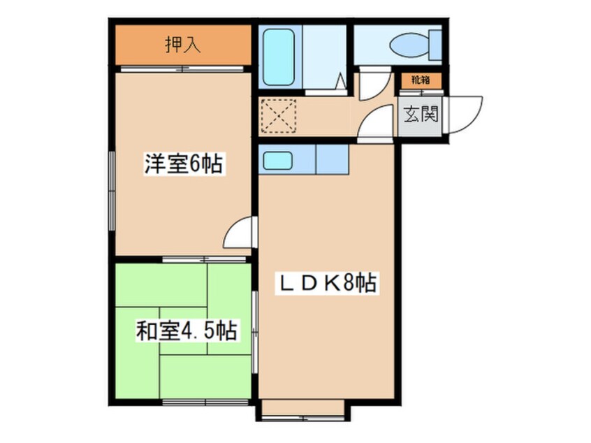 間取図 ハイロ－ド北８条