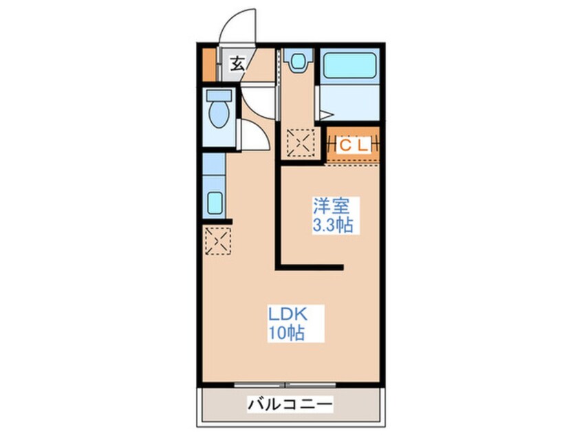 間取図 パティオ平岸