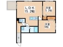 Padres元町の間取図