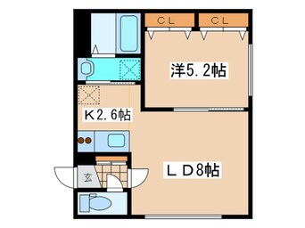 間取図 グランメ－ル麻生町