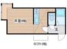 ライフステージ北大西 1Rの間取り