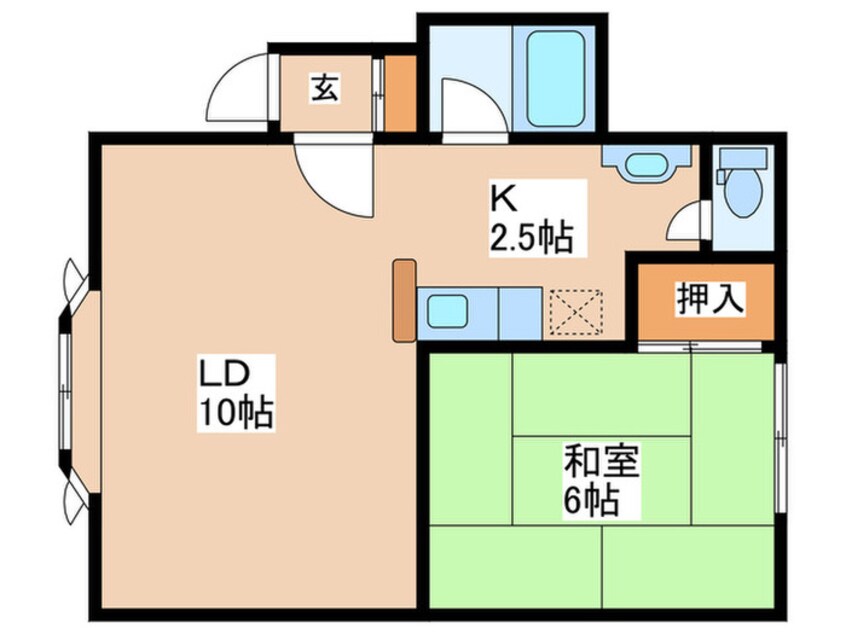 間取図 ＨＴ八軒