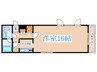 ＰＬＡＣＥ５４ 1Kの間取り