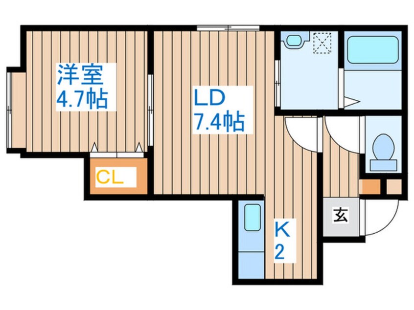 間取図 フェリスファミリアⅤ