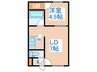 マンション淳 1LDKの間取り