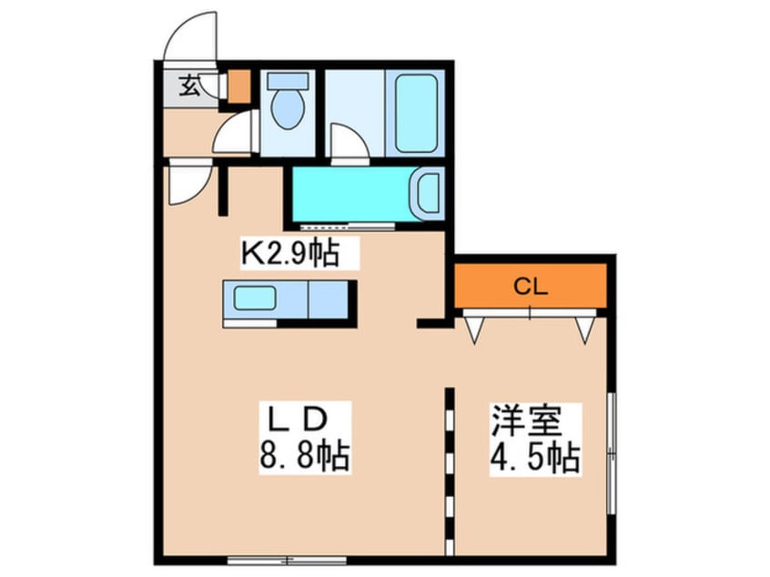 間取図 ブリオ－レ月寒中央