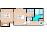 アドラブ－ル元町 1LDKの間取り
