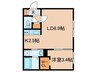 La Casa del Sole 1LDKの間取り