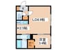La Casa del Sole 1LDKの間取り