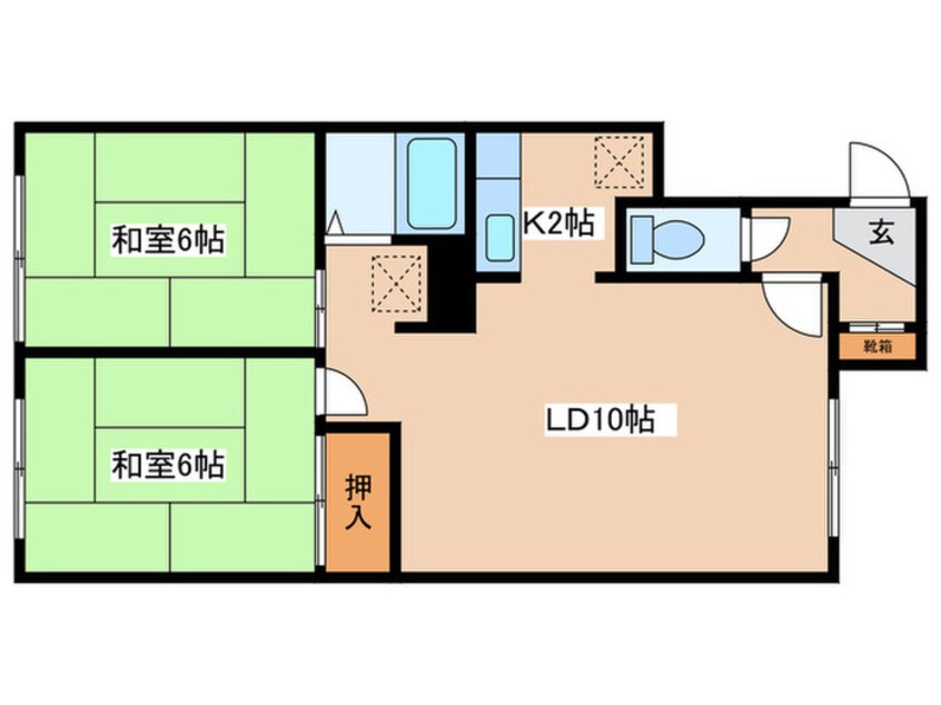 間取図 パークハイツ