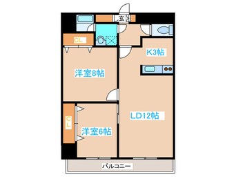 間取図 クレア南郷