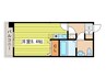 PRIME知事公館 1Rの間取り