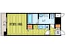 PRIME知事公館 1Rの間取り