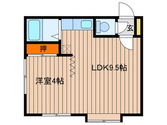 間取図 オルセー南６条