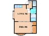 オルセ－南５条 1LDKの間取り
