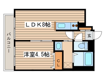 間取図 ＰＲＩＭＥ　ＵＲＢＡＮ北１１条