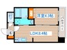 ＰＲＩＭＥ　ＵＲＢＡＮ北１１条 1LDKの間取り