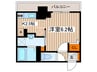 パシフィックタワ－札幌 1Kの間取り