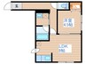 グランディ－ル４５ 1LDKの間取り