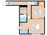 グランディ－ル４５ 1LDKの間取り