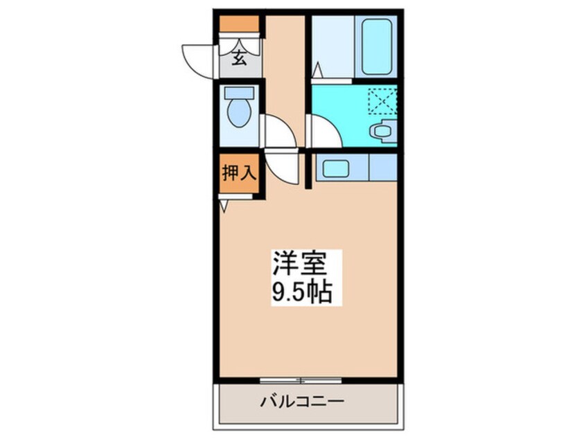 間取図 シャトーN43