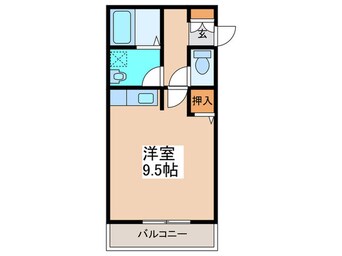 間取図 シャトーN43