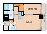 MODENA CENTRO 1LDKの間取り