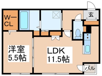 間取図 SCHAR大通西
