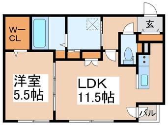 間取図 SCHAR大通西